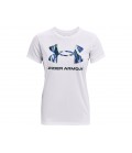 UNDER ARMOUR LIVE GRAPH.W T-S white