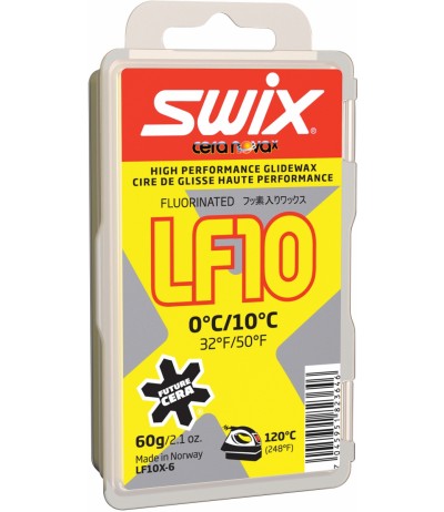 SWIX SCIOLINA CERA LF10 gialla 60 gr.